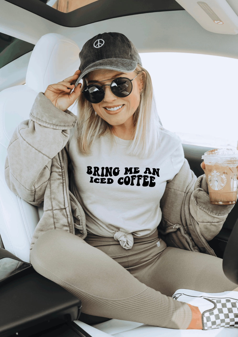 bring me an iced coffee t-shirt