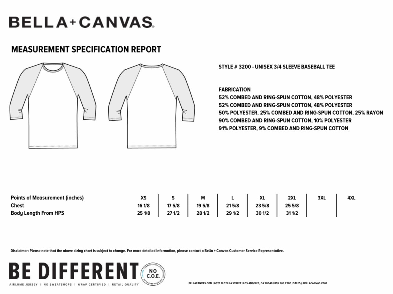 LOVE Shamrock - St. Patrick’s Day 3/4 sleeve raglan