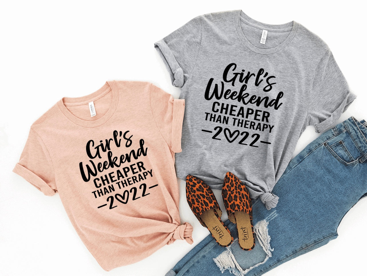 Girl’s Weekend Cheaper than Therapy 2022 t-shirt