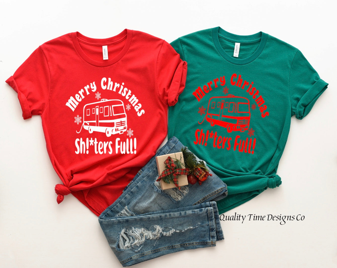 Merry Christmas shitters full t-shirt
