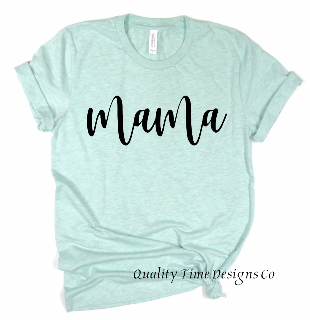 Mama cursive design t-shirt