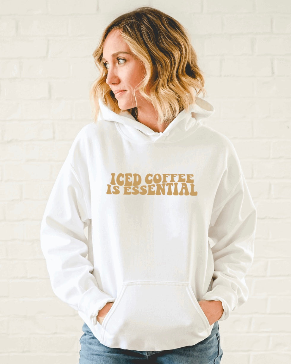 Iced coffee is essential hoodie