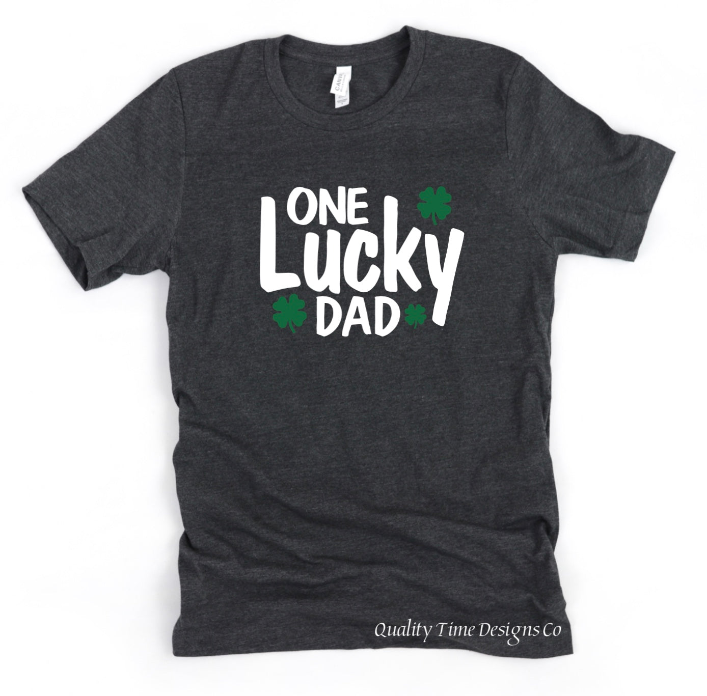One lucky dad t-shirt