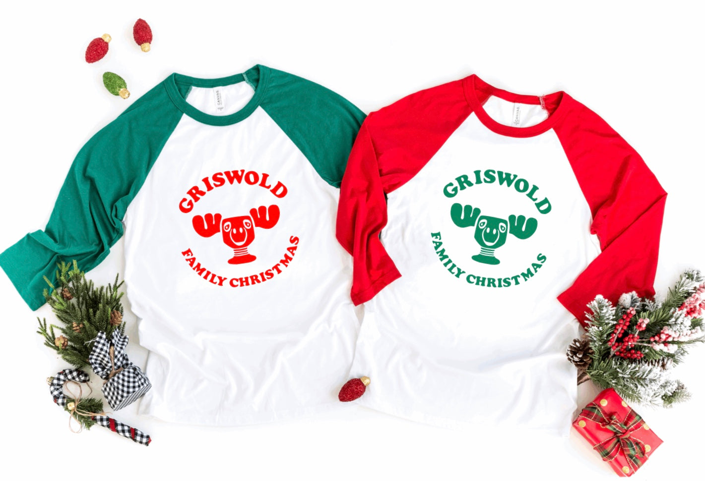 Griswold family Christmas raglan