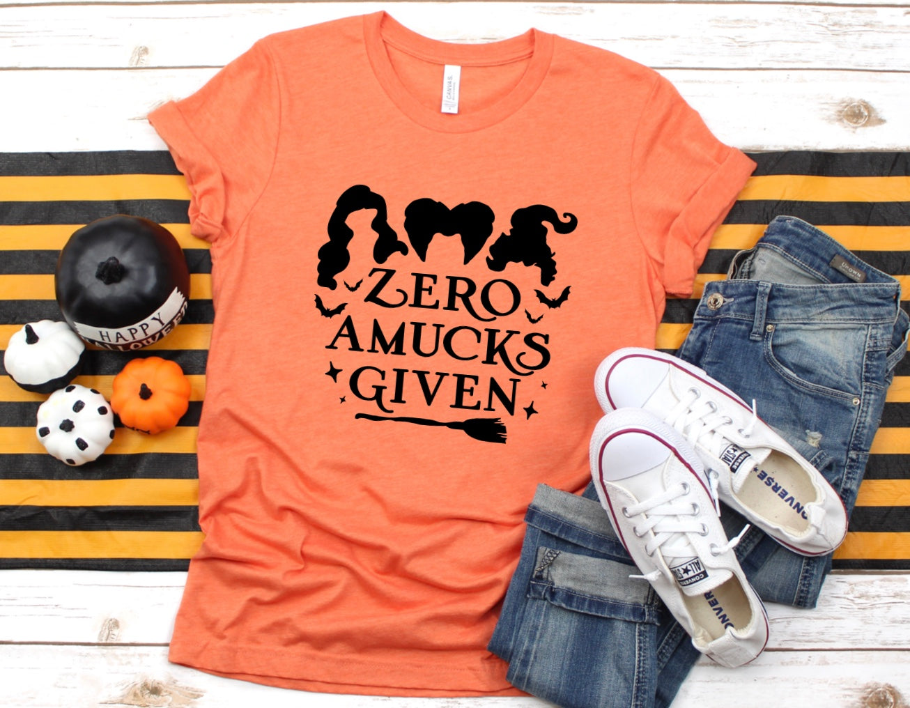 Zero amucks given t-shirt