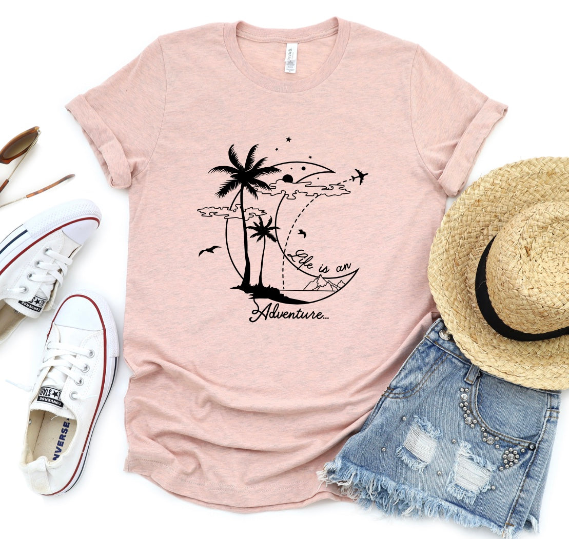 life is an adventure t-shirt