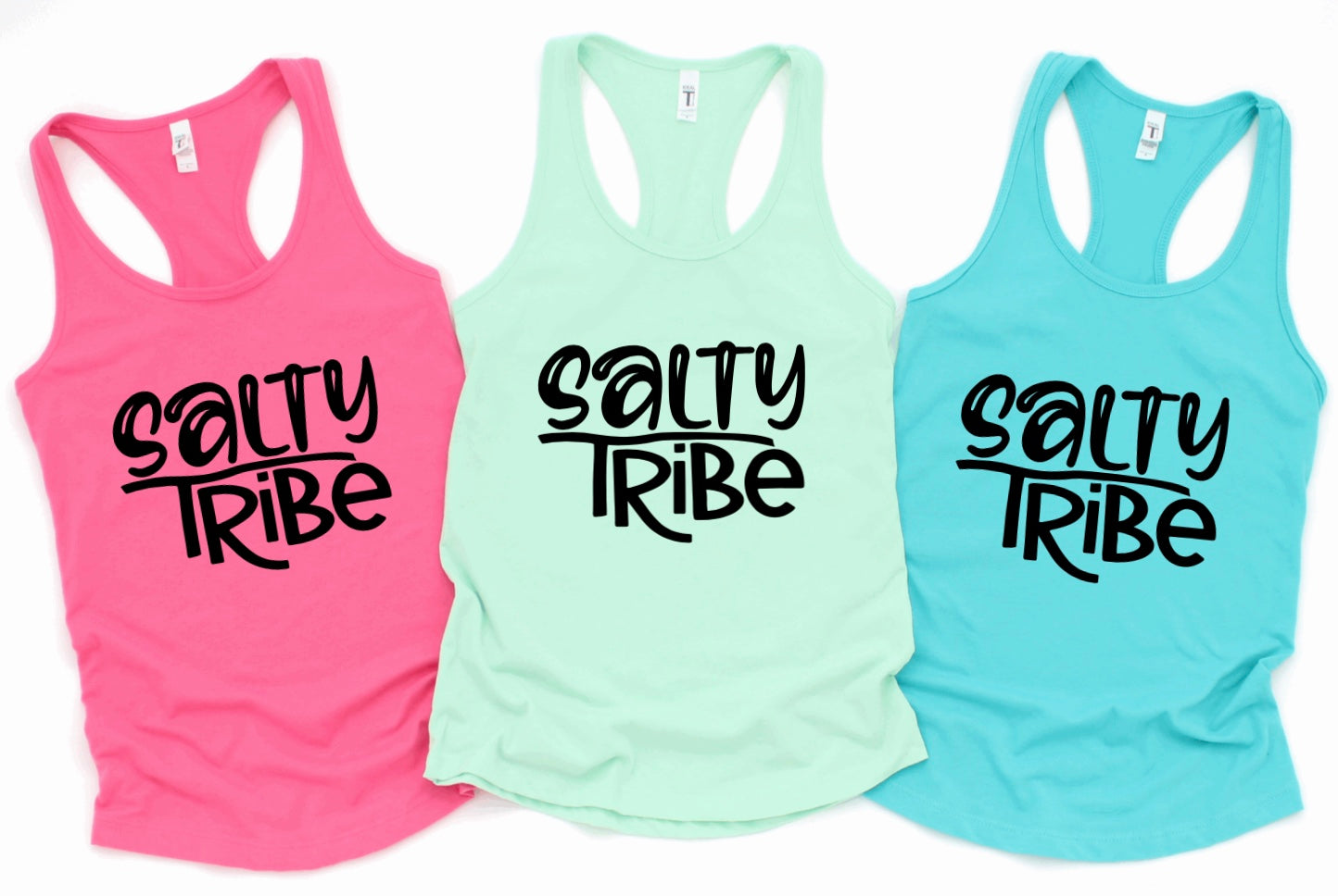 Salty Tribe racerback tank tops