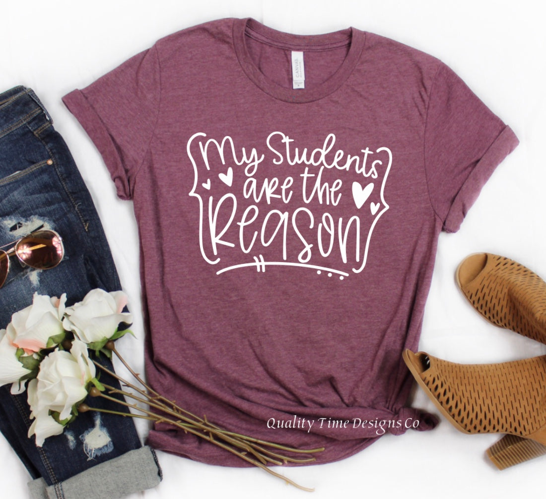 My students are the reason t-shirt