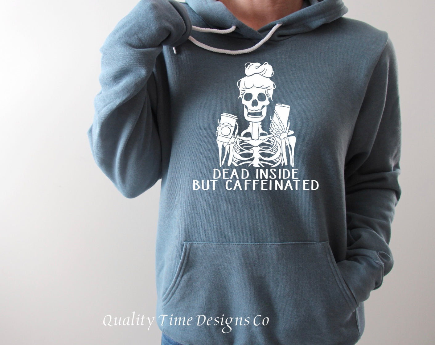 Dead Inside but Caffeinated hoodie