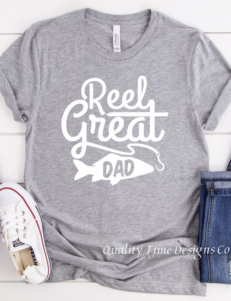 Reel great dad t-shirt