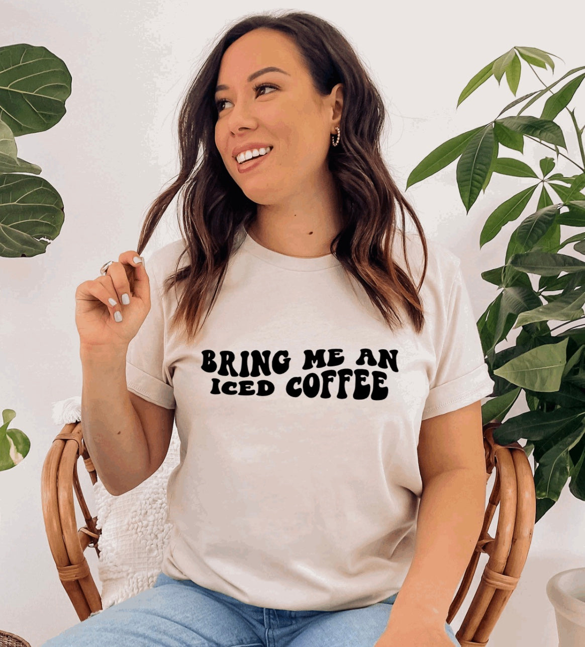 bring me an iced coffee t-shirt