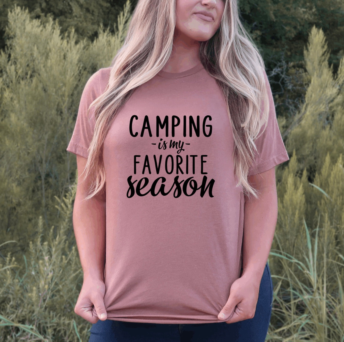 Camping is my favorite season t-shirt
