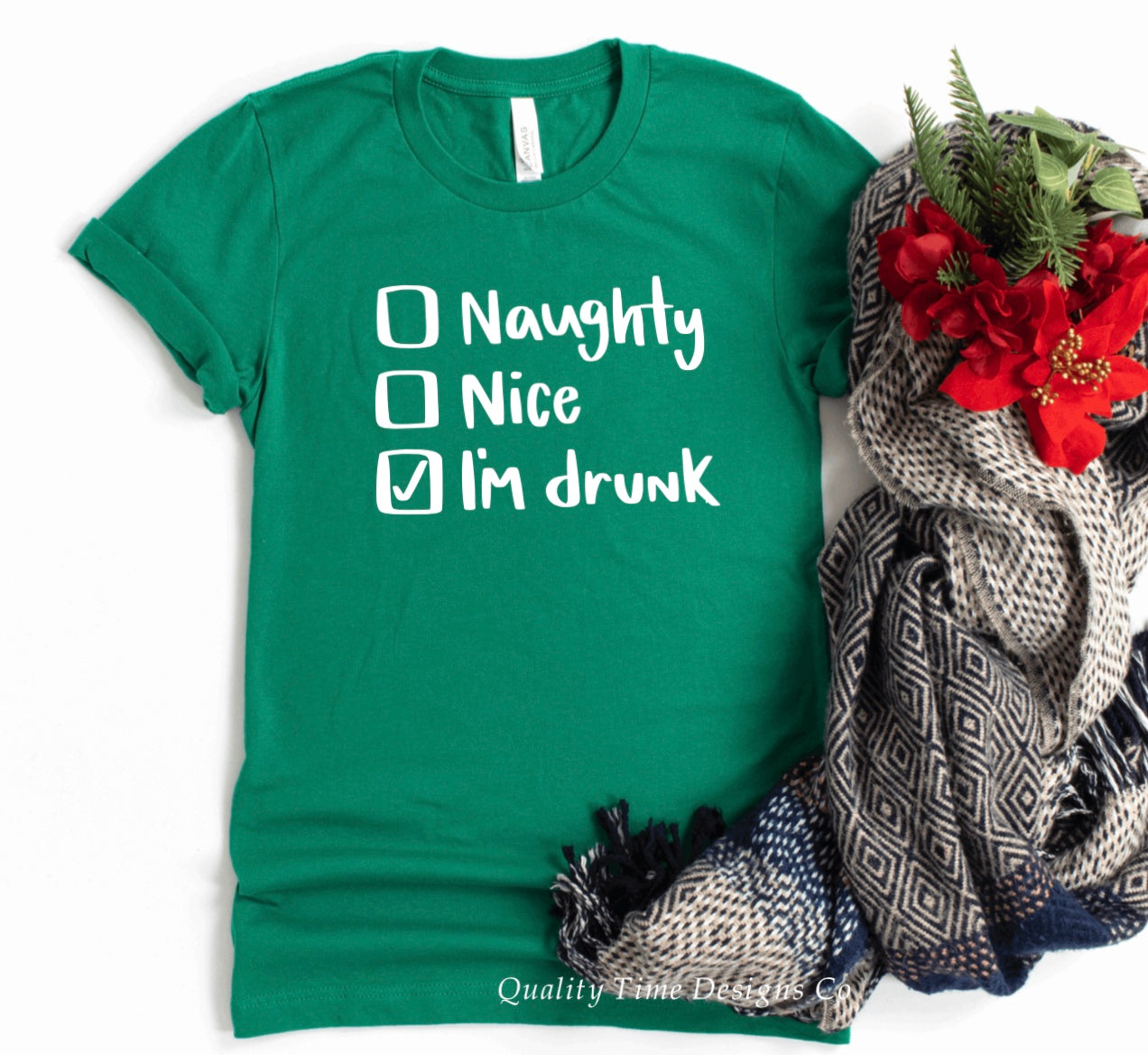 Naughty nice I’m drunk t-shirt