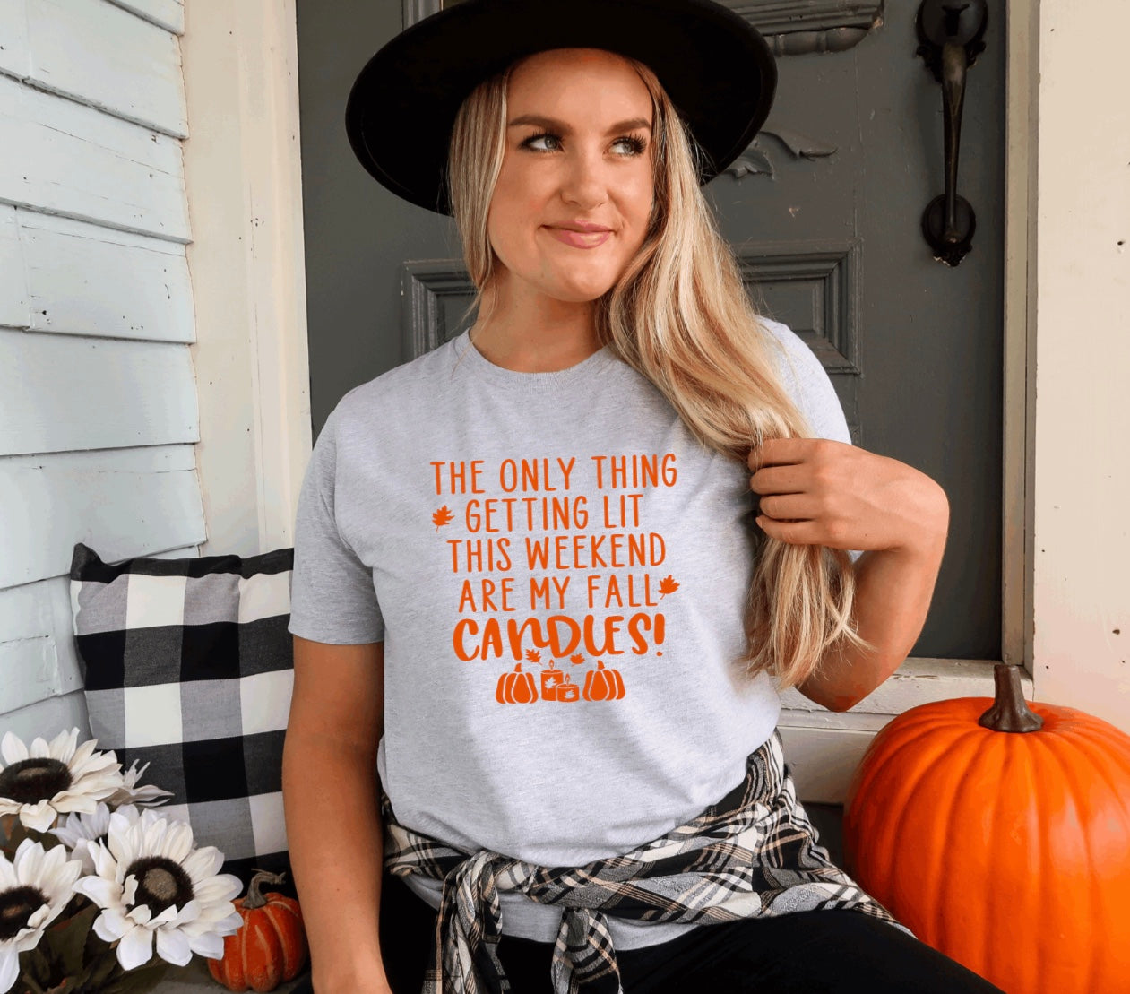 The only thing getting lit this weekend are my fall candles t-shirt