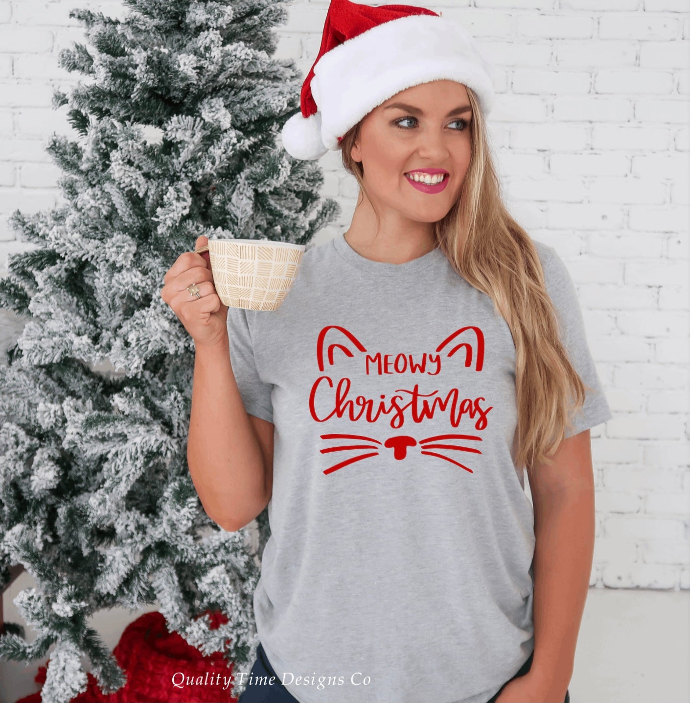 Meowy Christmas t-shirt