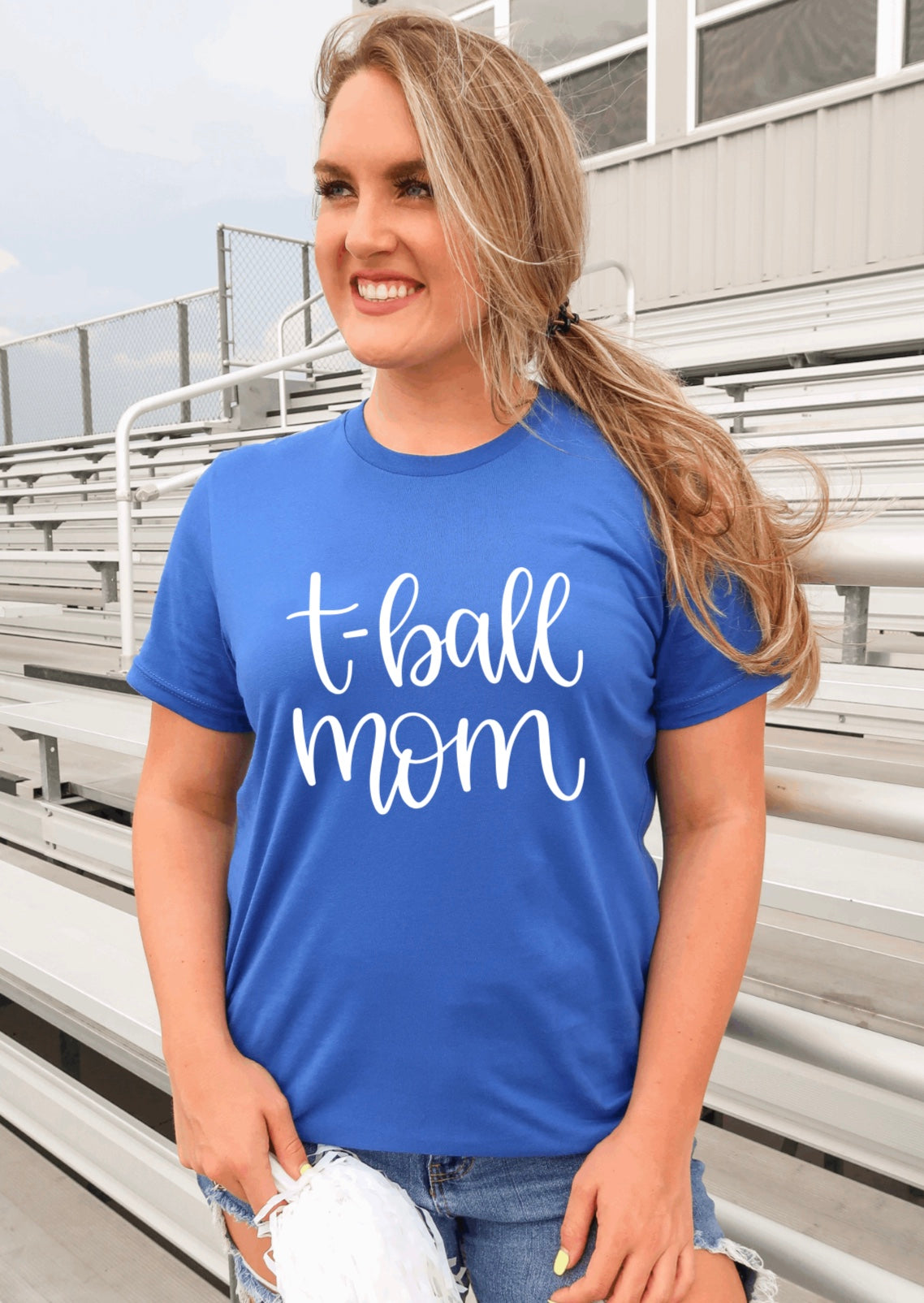 Tee ball mom t-shirt