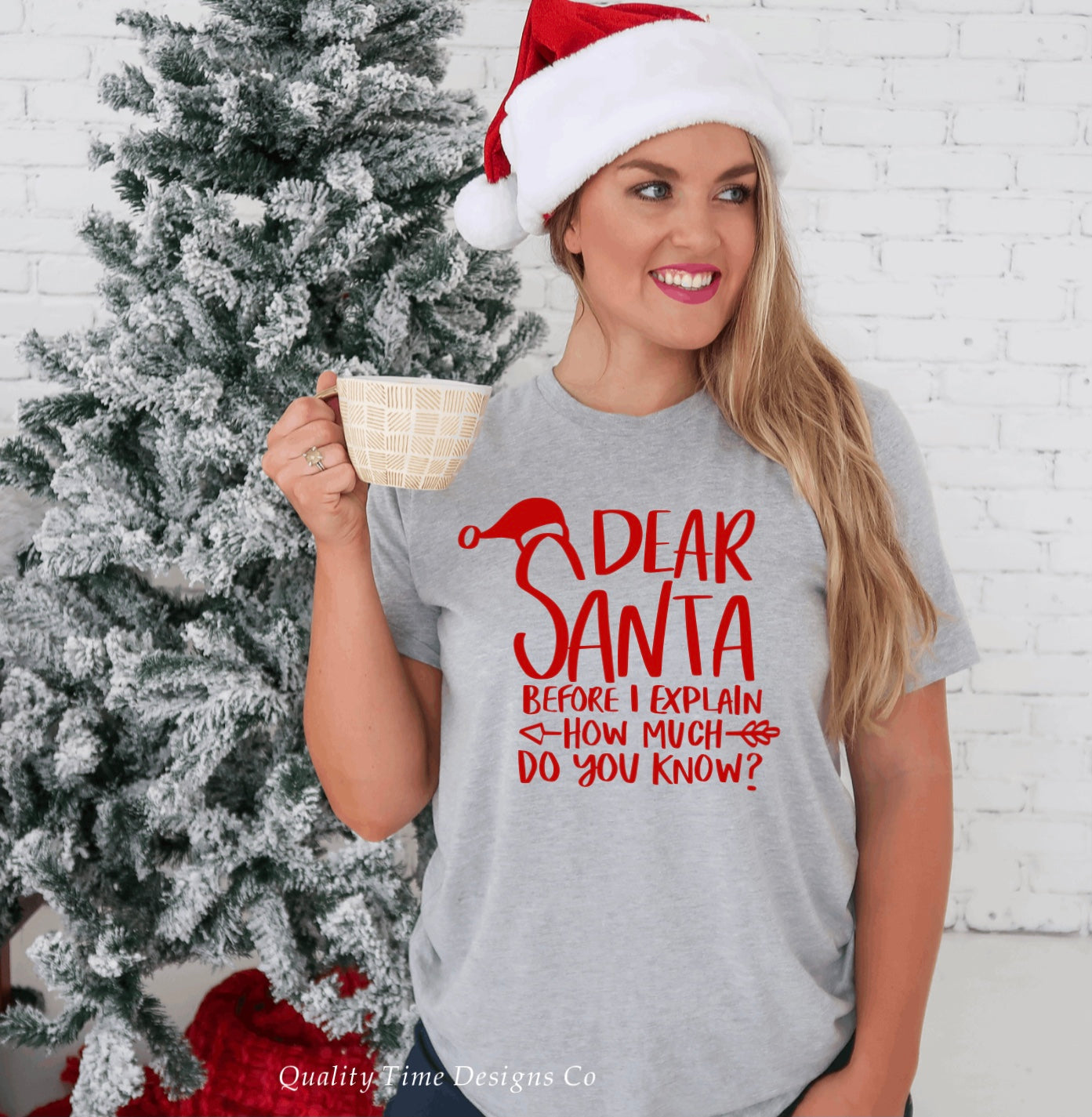 Dear Santa before I explain how much do you know t-shirt