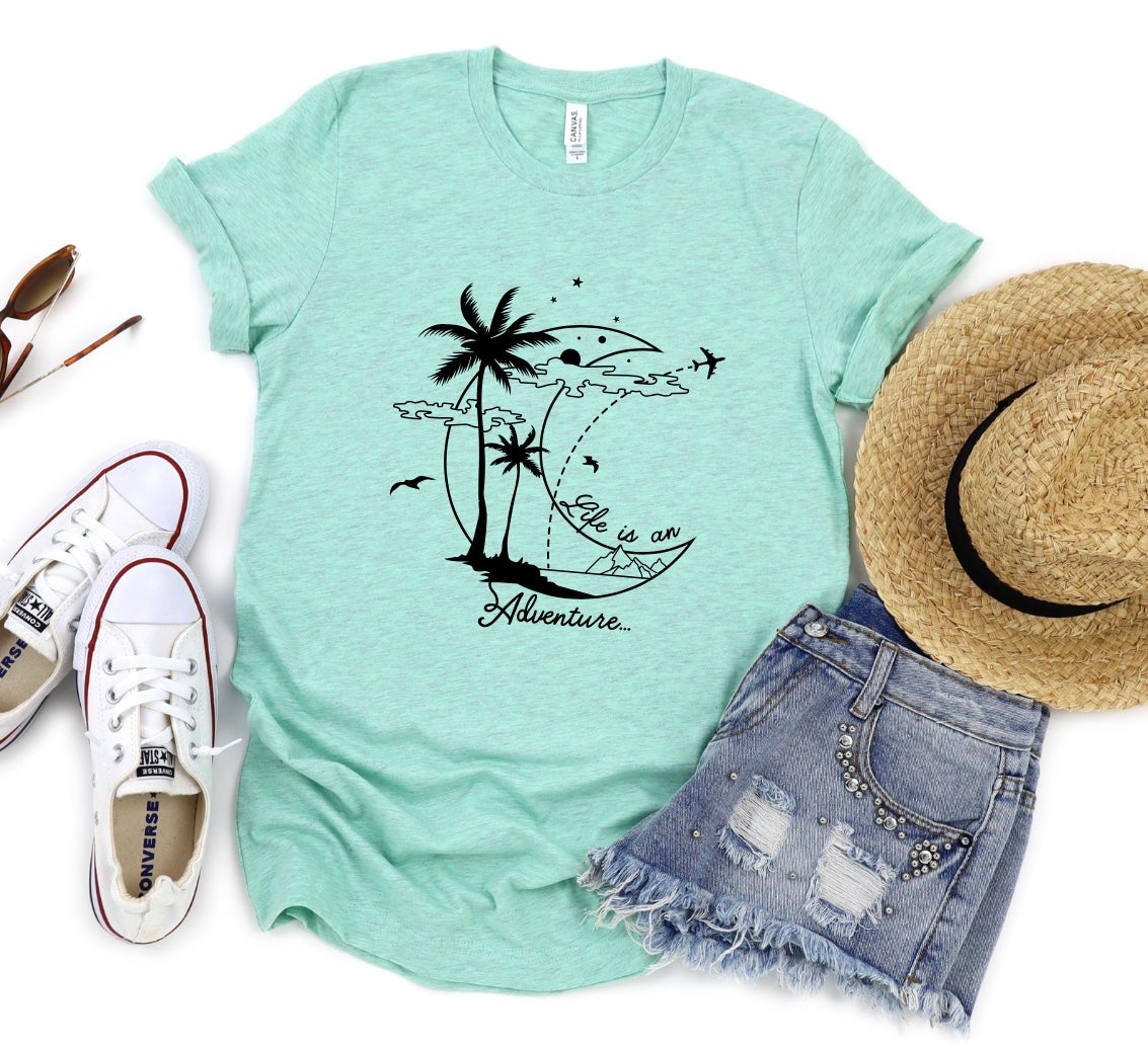life is an adventure t-shirt