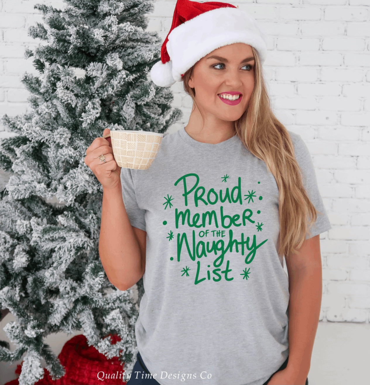 Proud member of the naughty list t-shirt