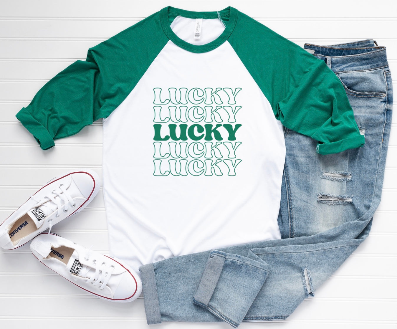 Lucky raglan