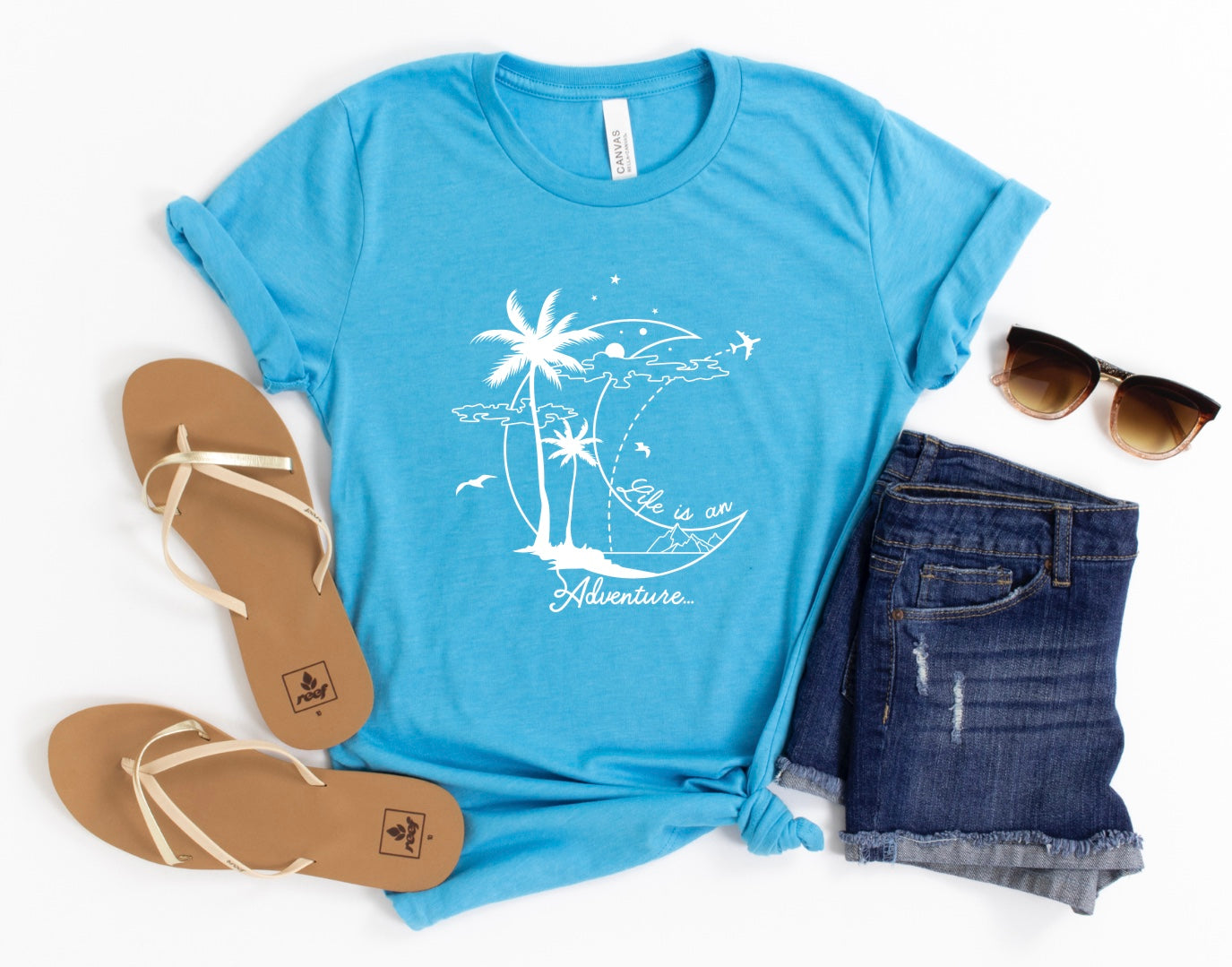 life is an adventure t-shirt