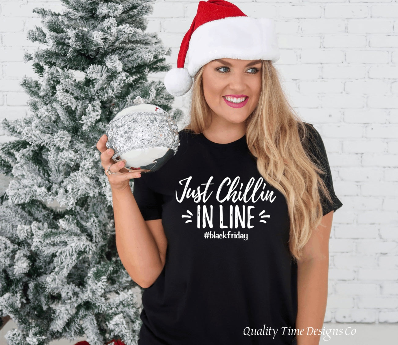 Just chillin in line #blackfriday t-shirt