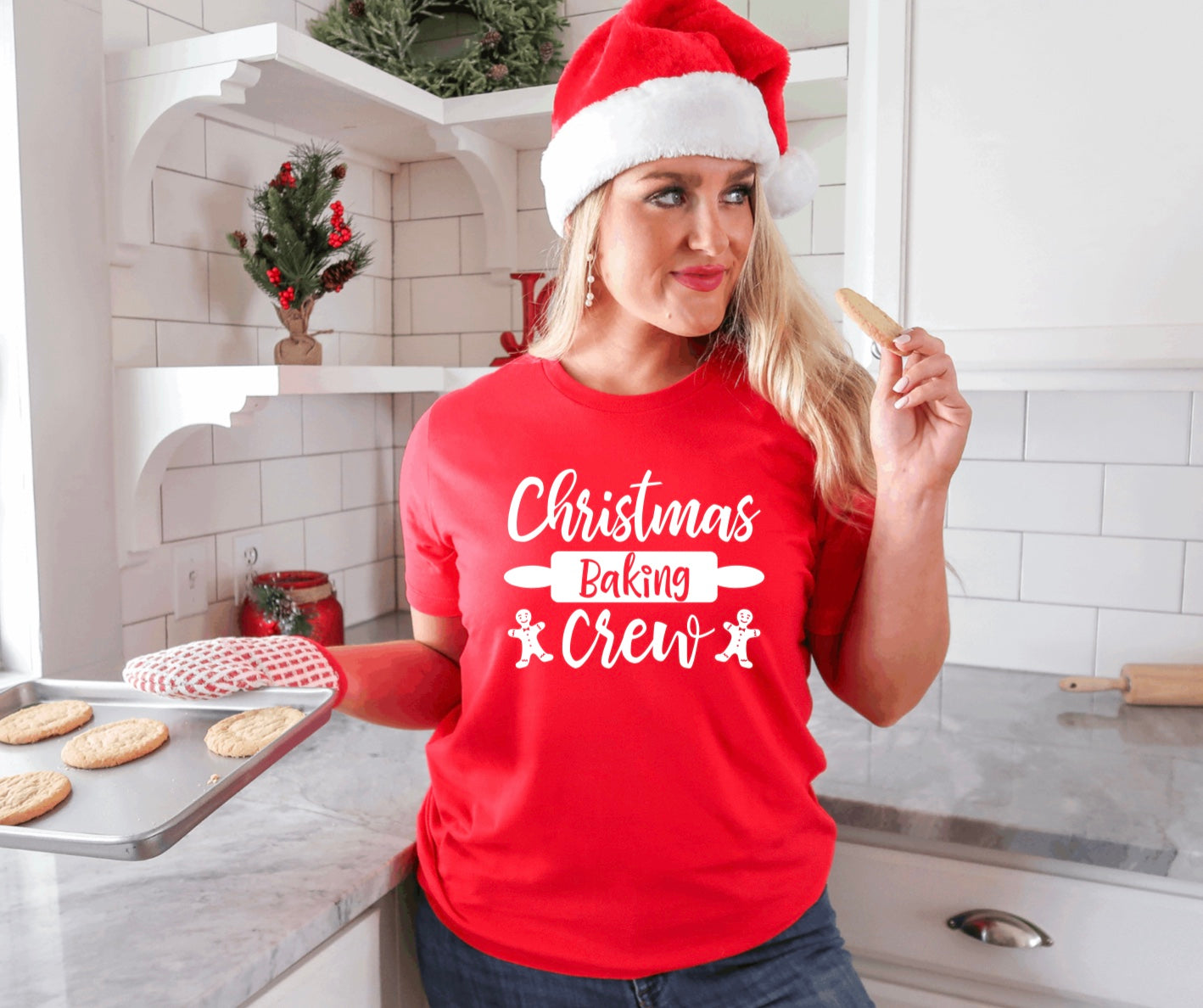 Christmas baking crew t-shirt