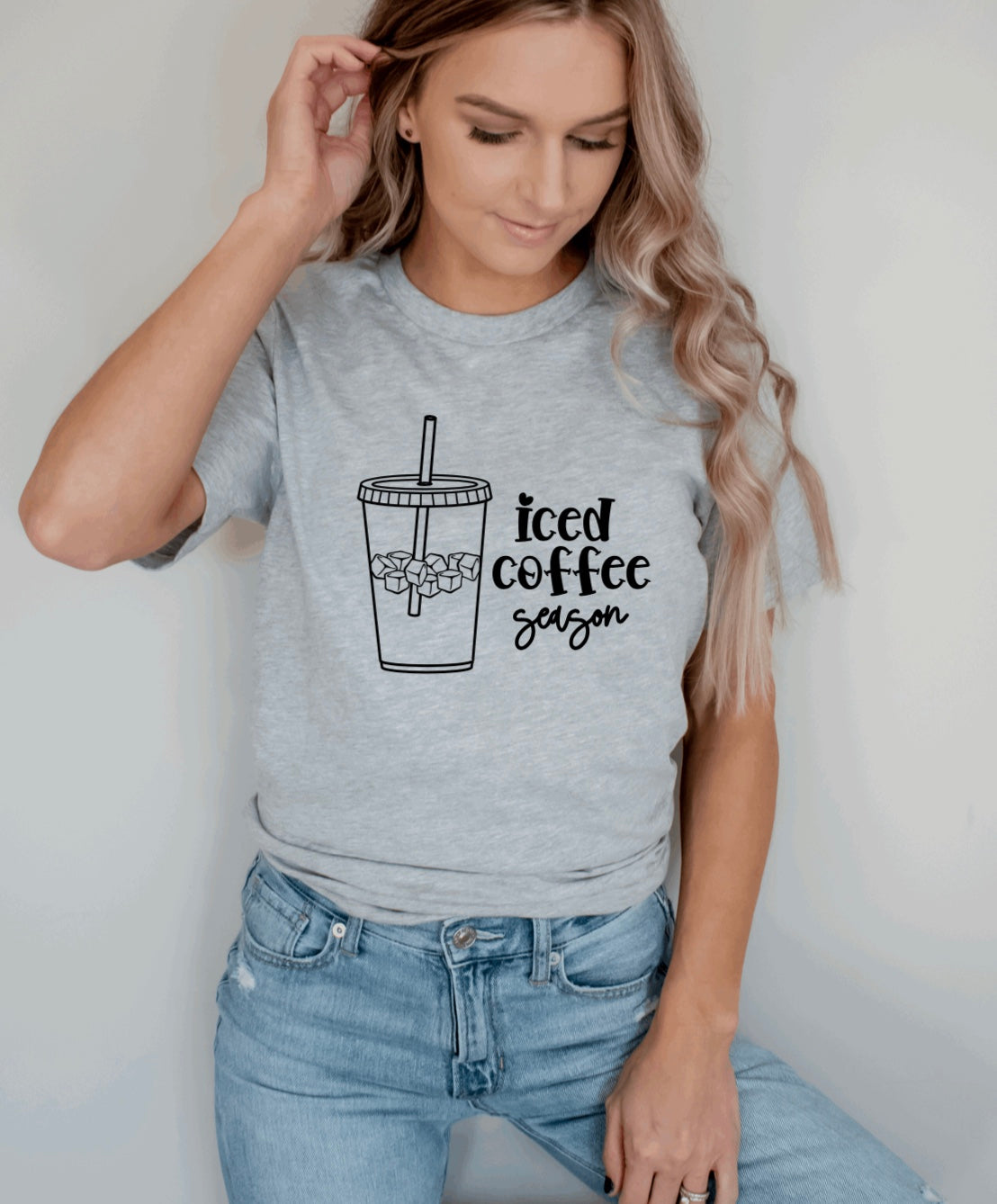 Iced coffee season t-shirt