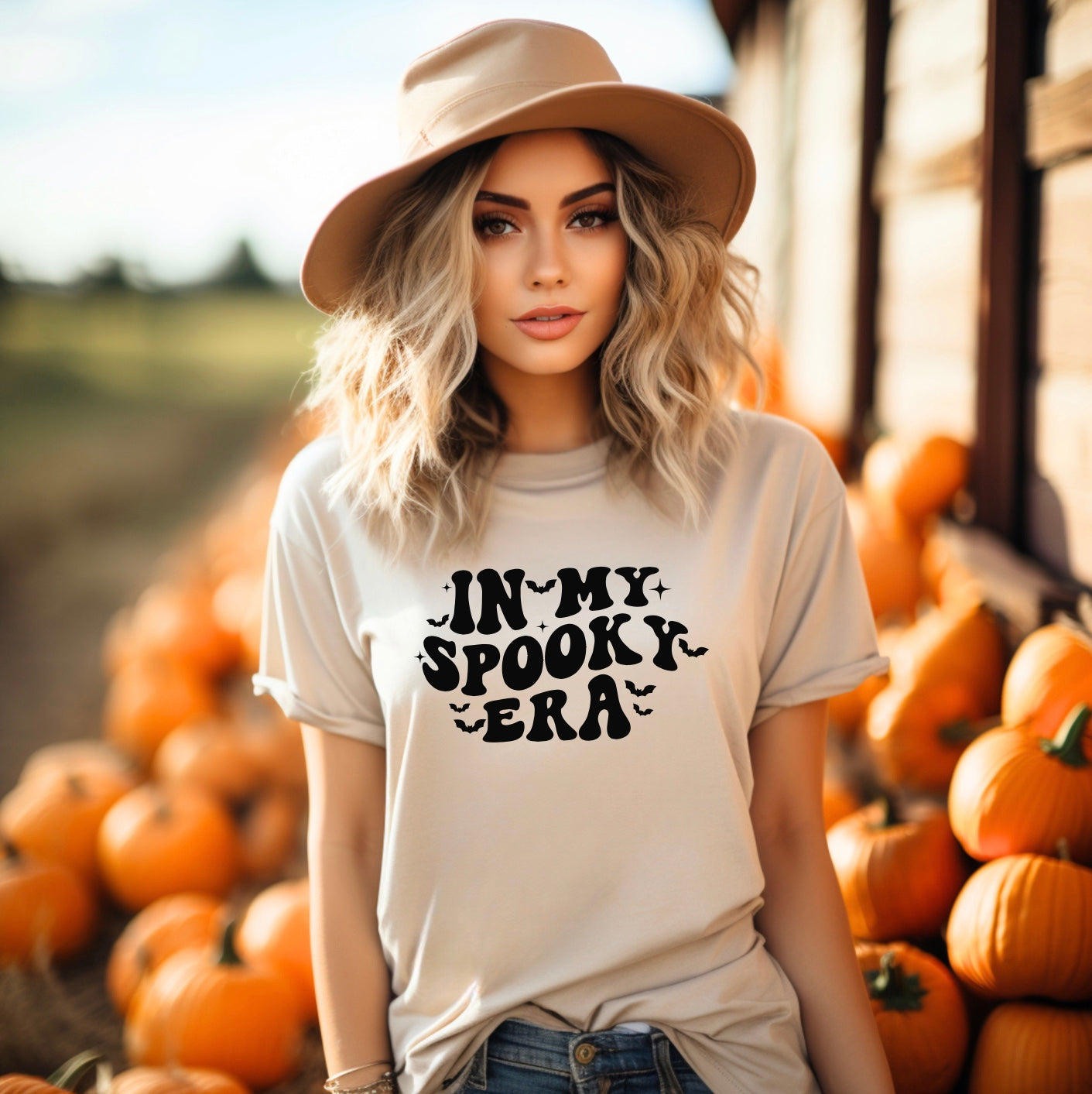 In my spooky era Halloween unisex t-shirt for women in natural