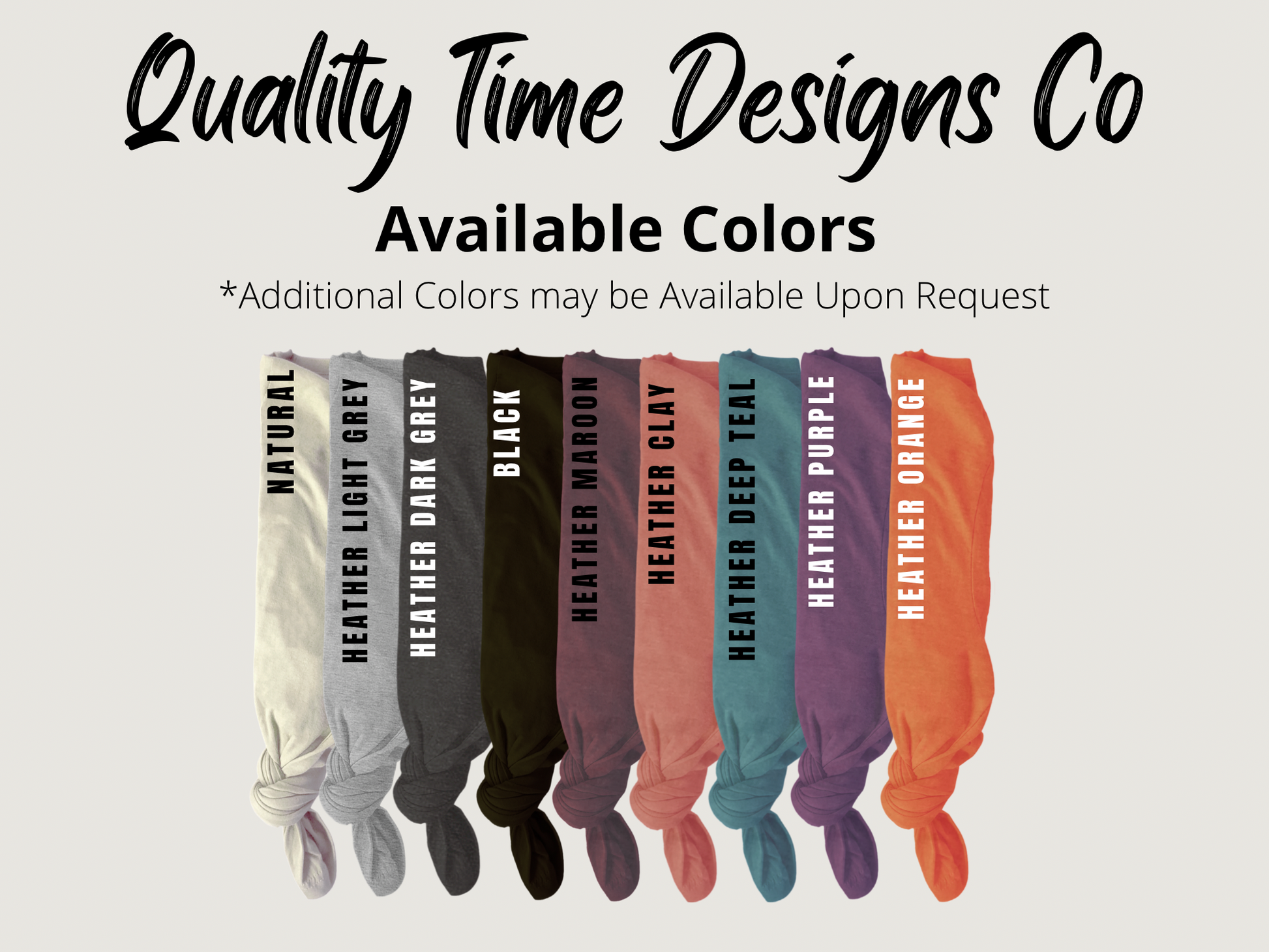 Quality Time Designs Co color chart