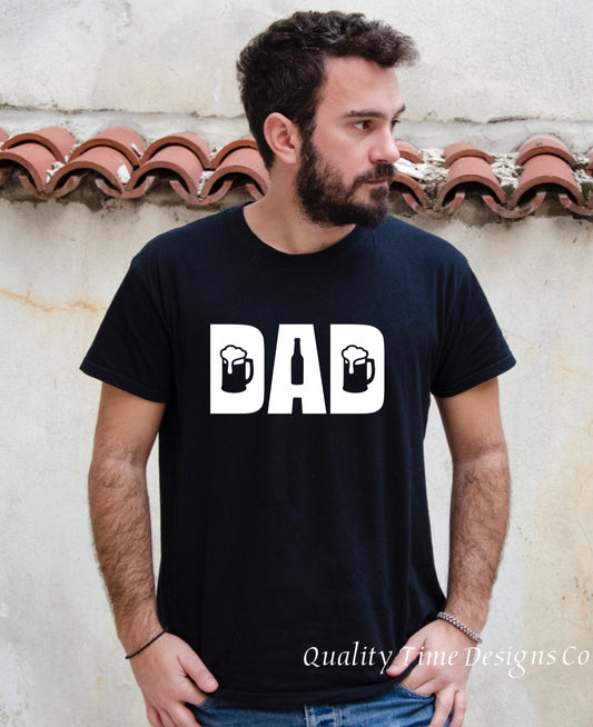 Dad knockout beer t-shirt 