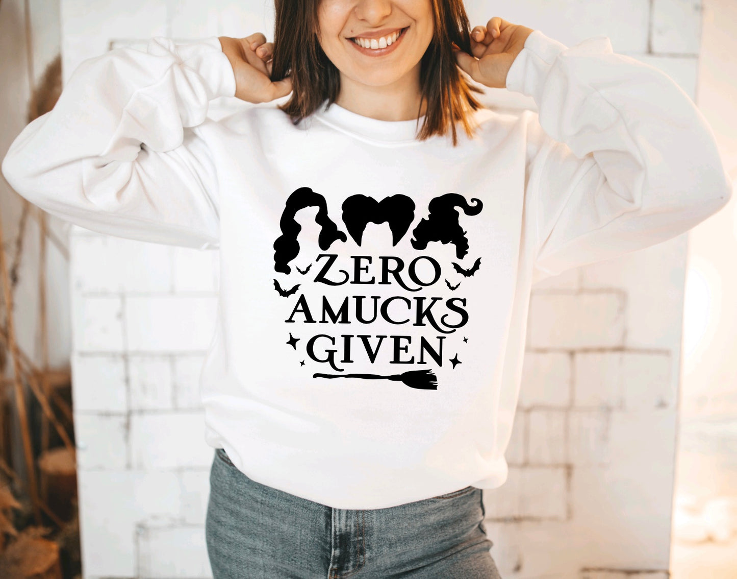 Zero amucks given crewneck sweatshirt 