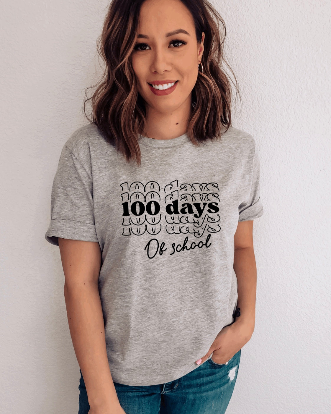 One hundred days of school t-shirt 