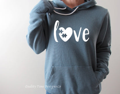 Love autism hoodie