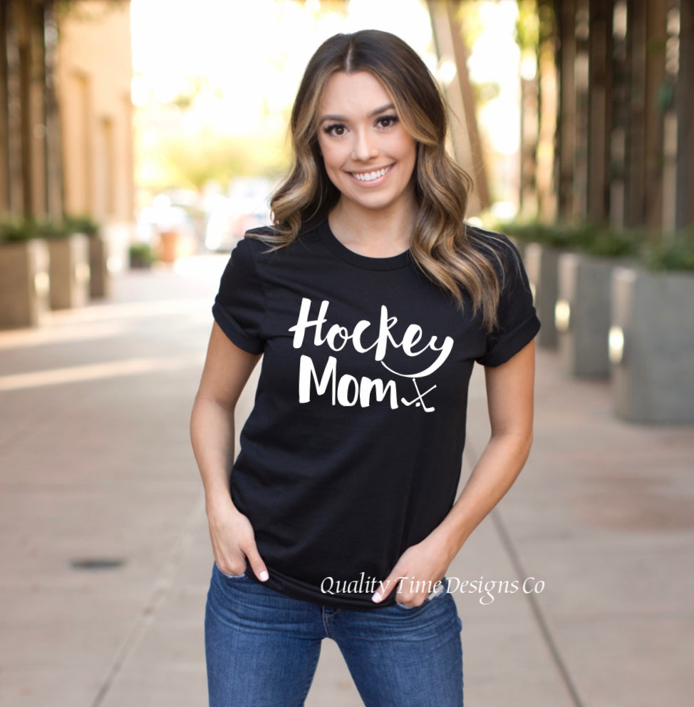 Hockey mom t shirt