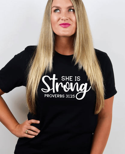 She is strong t-shirt 