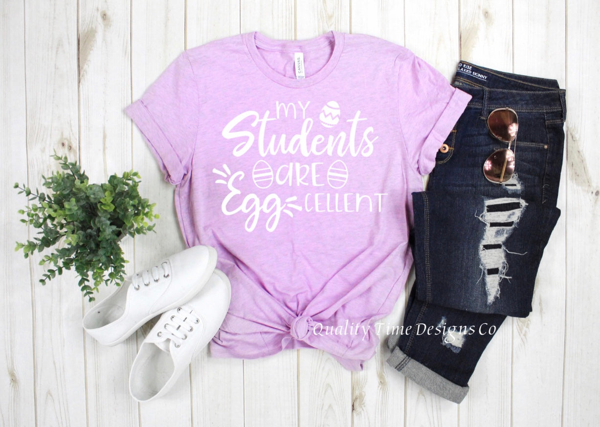 My Students are Eggcellent Easter t-shirt 