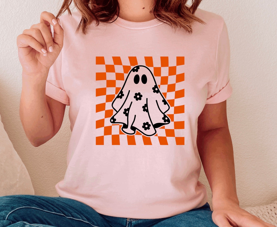 retro daisy ghost crewneck sweatshirt