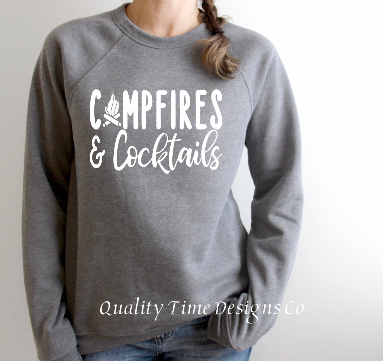 Campfires and Cocktails sweatshirt 