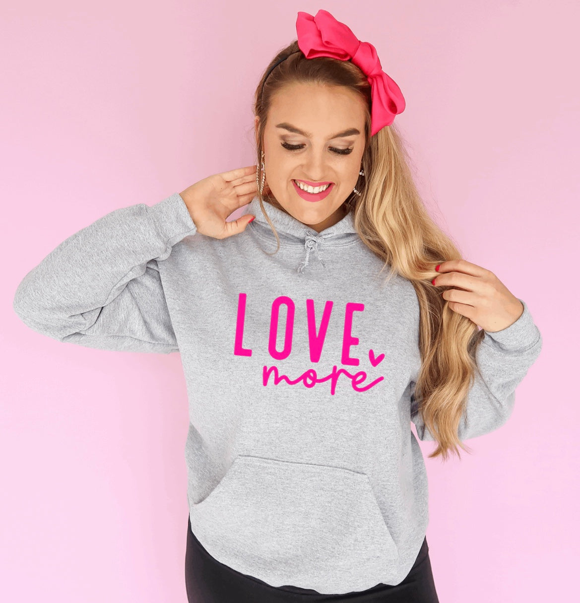 Love more hoodie