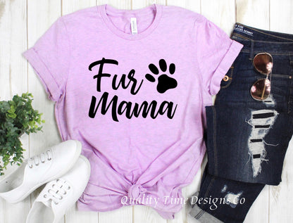 Fur mama t-shirt 
