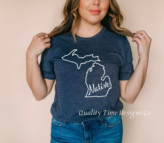 Michigan native t-shirt 