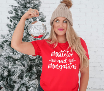Mistletoe and Margaritas t-shirt 