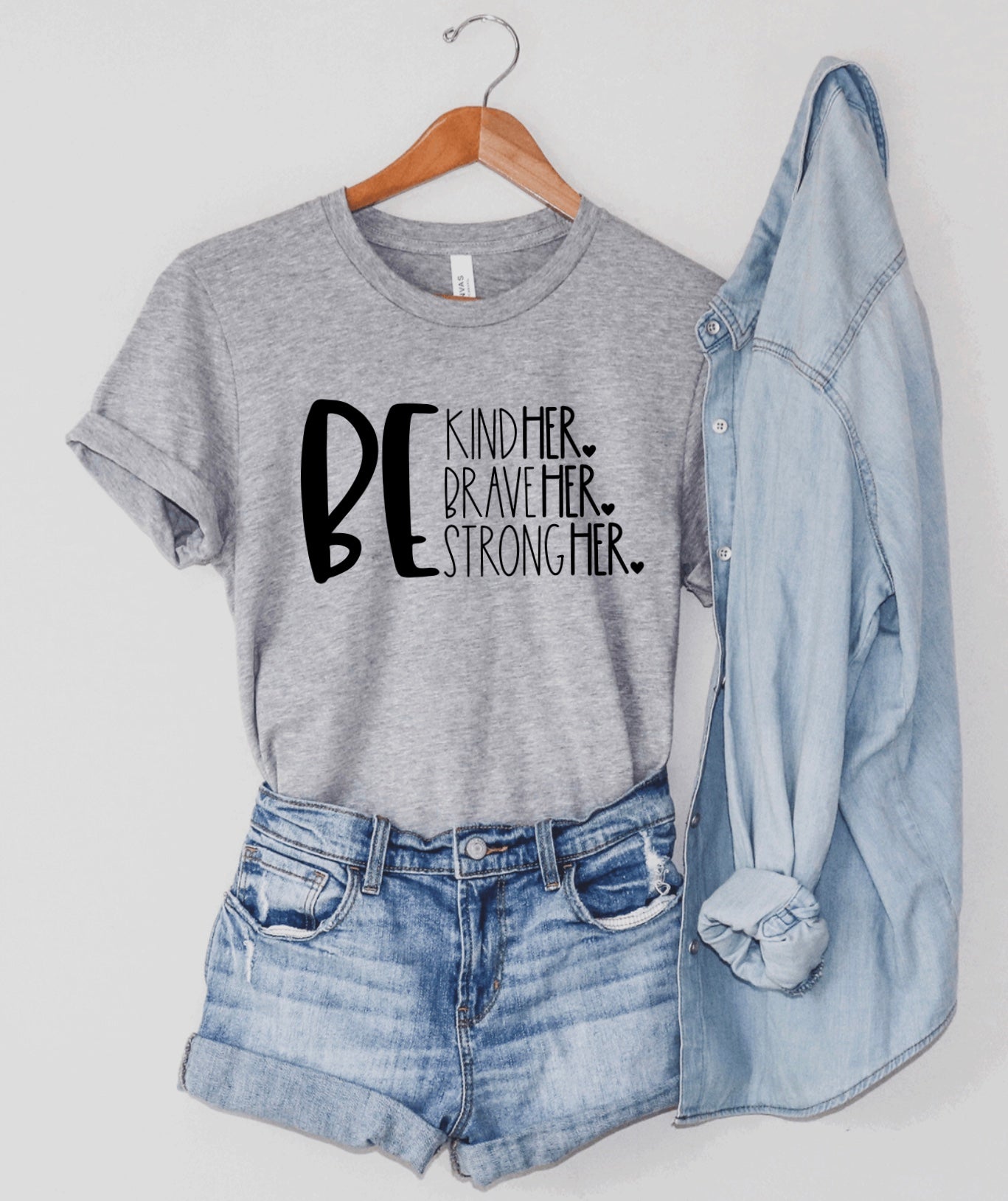 Be kinder braver stronger t-shirt 