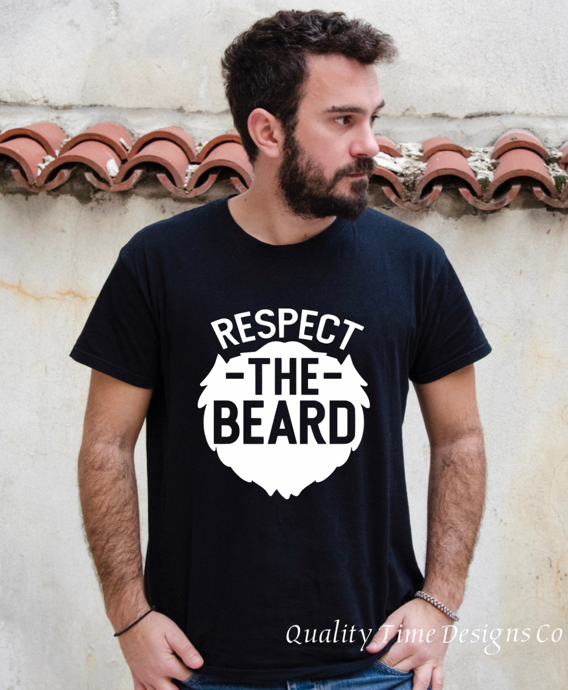 Respect the beard t-shirt 