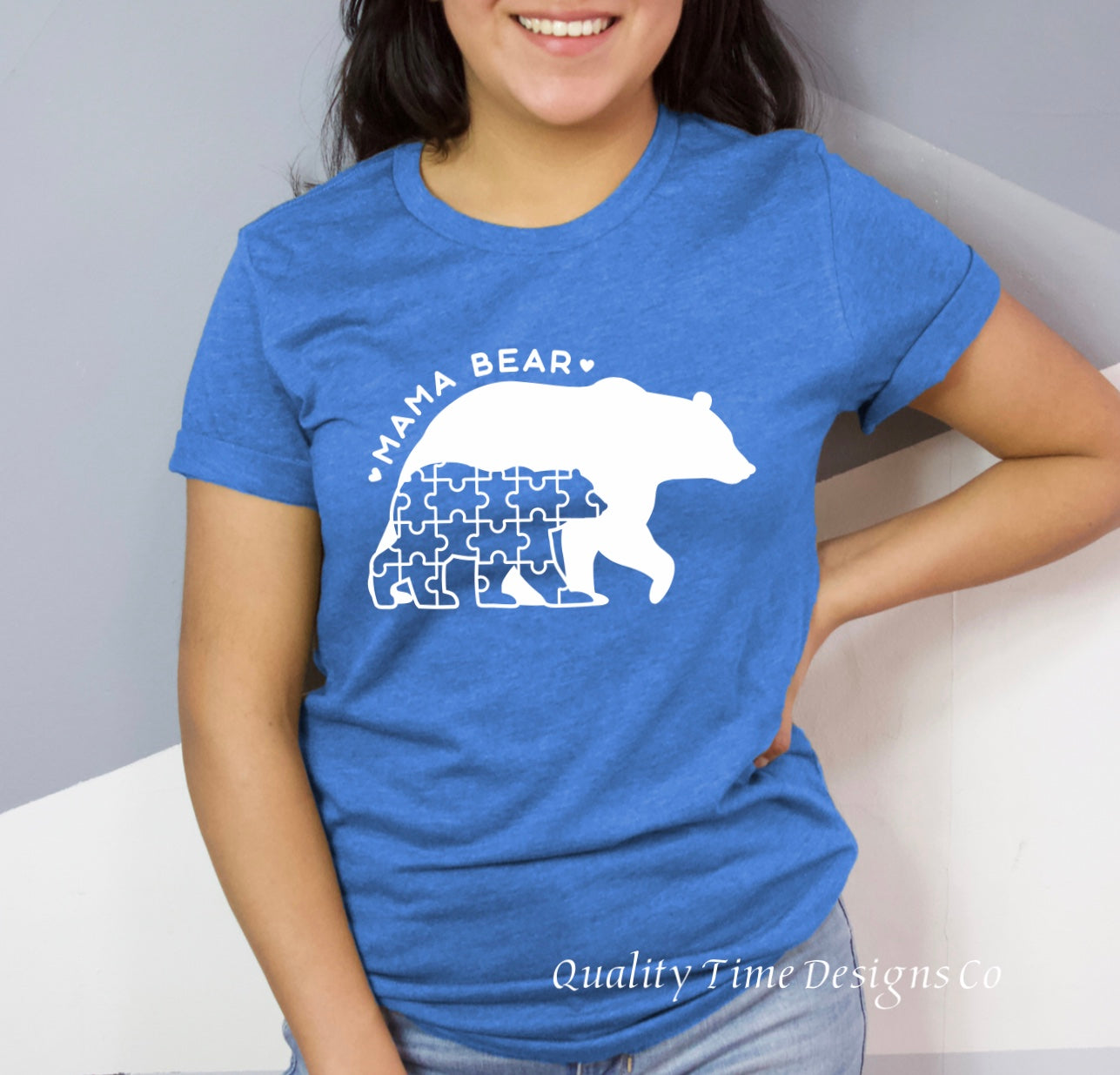 Mama bear autism t-shirt 