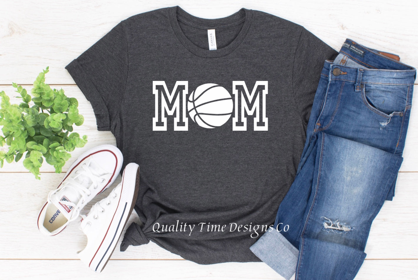 Basketball mom t-shirt 