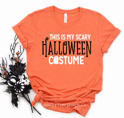 This is my scary Halloween costume t-shirt 