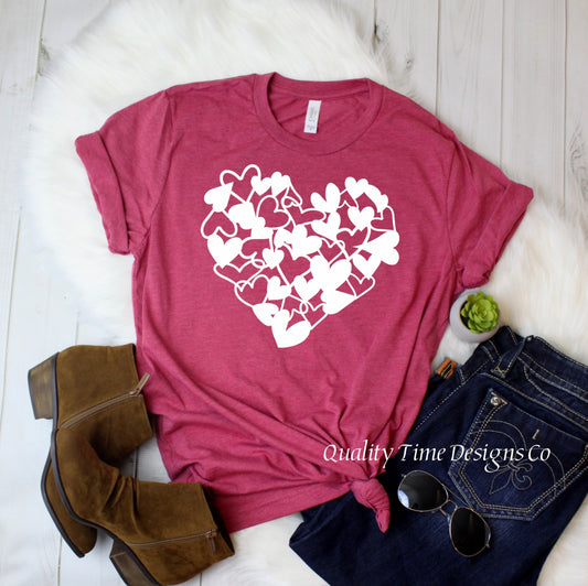 Valentine heart t-shirt 