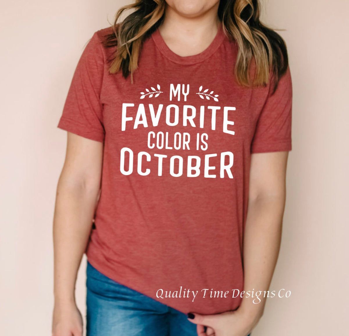 My favorite color is October t-shirt 